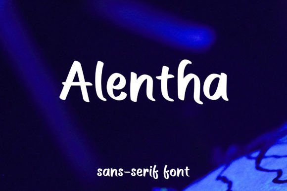 Alentha: A Modern Handwritten Typeface for Real Branding Work