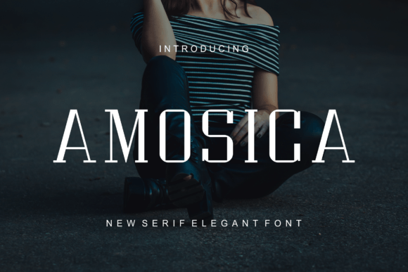 Amosica Font: A Modern Serif for Trusted Branding