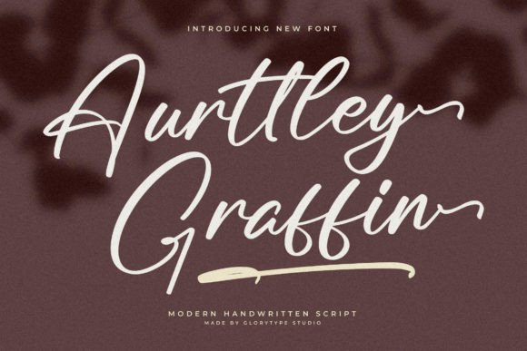 Aurttley Graffin: A Modern Handwritten Script for Editorial Design