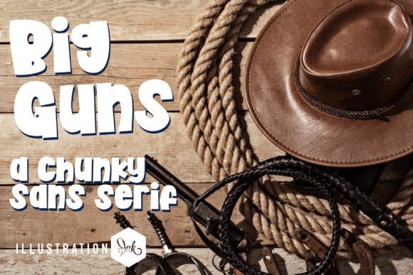 Big Guns: A Bold, Clean Sans Serif for Campaign Clarity