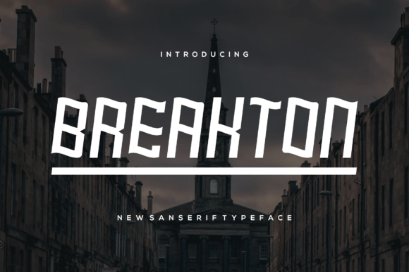 Breakton: A Bold, Warm Display Font for Editorial Moments