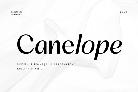 Canelope: A Timeless Sans Serif Font for Polished Branding