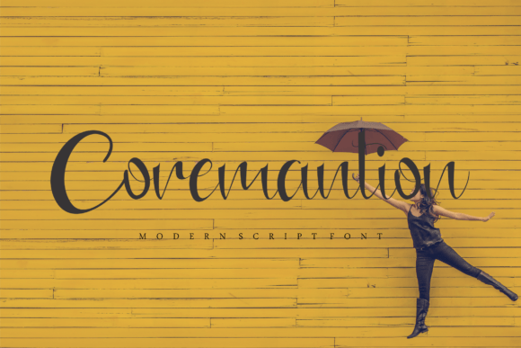 Coremantion: A Modern Handwritten Font for Real Business Branding
