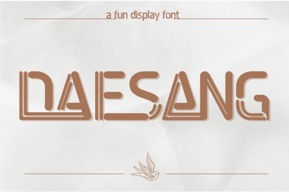 Daesang Space: A Display Font That Cuts Through the Feed