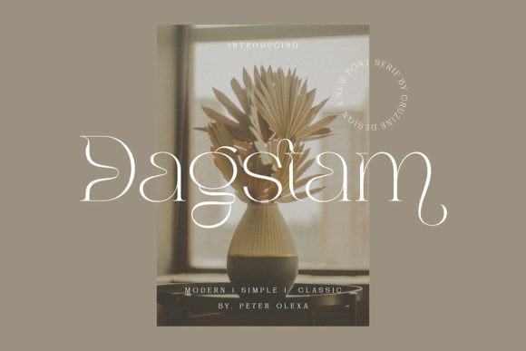 Dagstam: A Sophisticated Serif Font for Small Business Branding