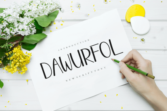 Dawurfol Font: A Bold, Modern Display Typeface for Small Brands