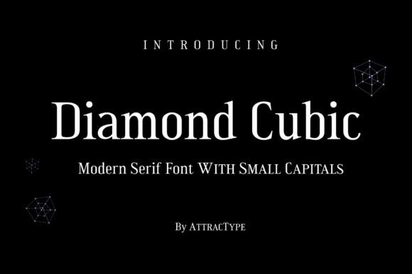 Diamond Cubic: A Modern Serif That Fits Tight Spaces