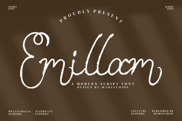Emillam: A Handwritten Font That Feels Human, Not Hyped