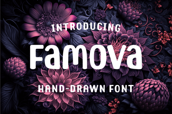 Famova: A Handwritten Font That Feels Like a Real Conversation