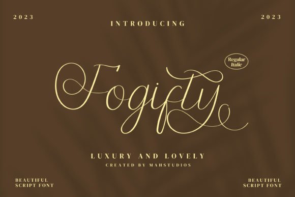 Fogifty: A Handwritten Script Font That Feels Like a Quiet Moment