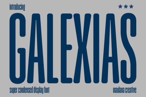 Galexias: A Modern Sans Serif Font for Digital Branding