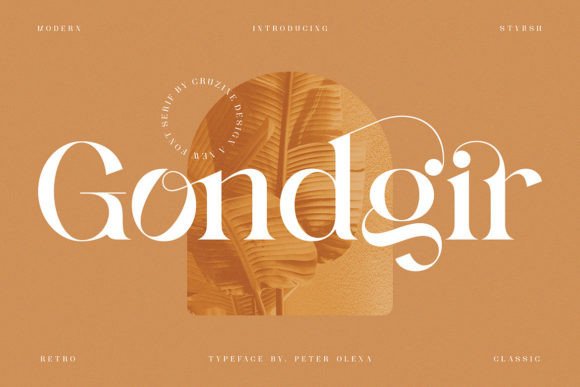 Gondgir: A Serif Font That Breathes Quiet Confidence