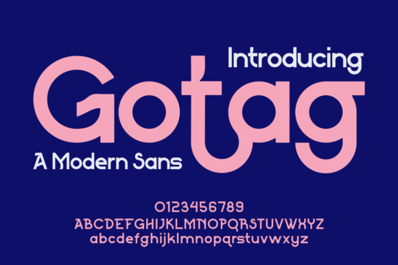 Gotag: A Quirky Sans Serif Display Font for Digital Brands
