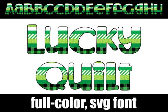 Lucky Quilt: A Festive Color Font That Elevates Small Business Branding