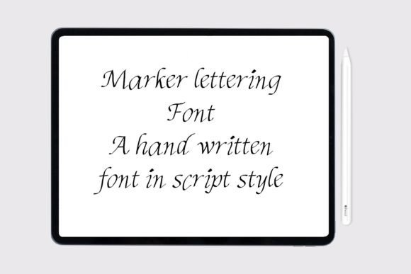 Marker Lettering: A Friendly Handwritten Font for Clear Campaign Messaging