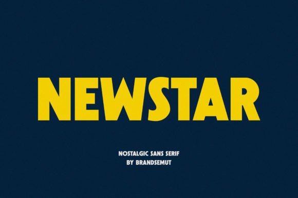 Newstar: A Modern Sans Serif Font for Digital Branding