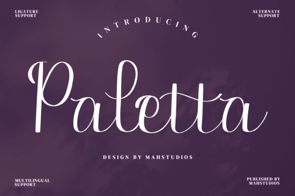 Paletta: A Handwritten Font That Makes Your Brand Feel Warm & Welcoming