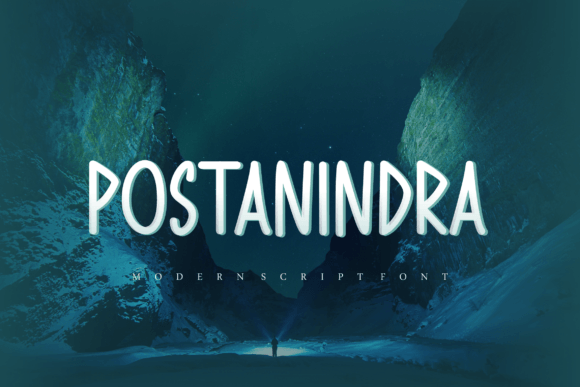 Postanindra: A Modern Script Font That Commands Attention