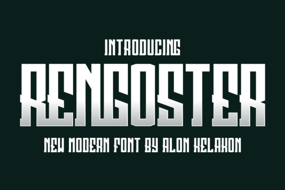 Rengoster: A Modern Sans Serif Font That Elevates Your Brand