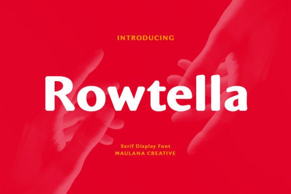 Rowtella: A Contemporary Serif Font for Refined Brand Identities