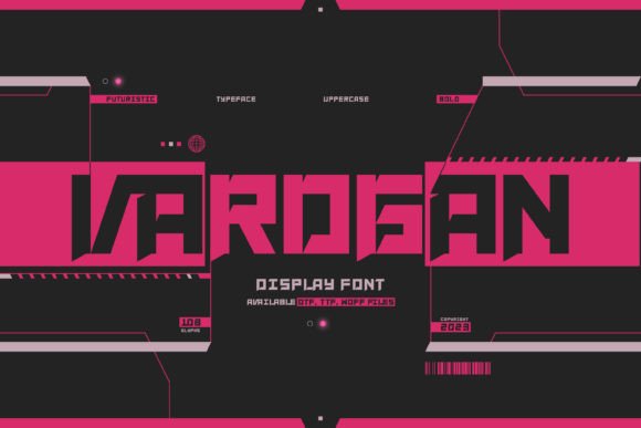Varogan: A Futuristic Display Font That Elevates Digital Branding