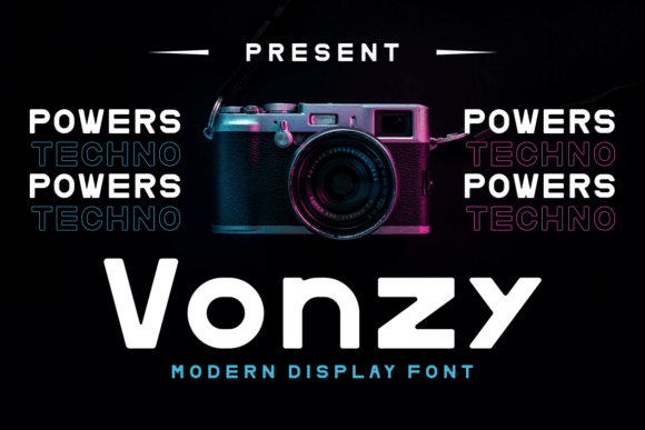 Vonzy: A Bold, Modern Sans Serif Font for Digital Branding