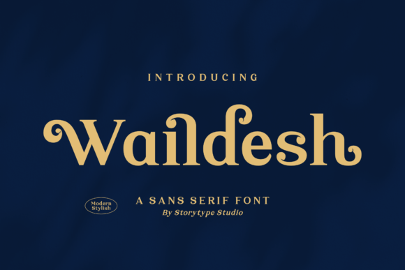 Waildesh: A Serif Typeface for Elegant Editorial Design