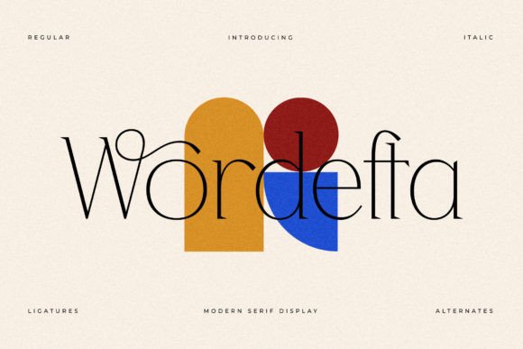 Wordefta: A Serif Font That Breathes Elegance Into Editorial Design